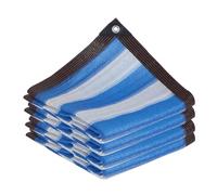 Toile d'ombrage de 25,4 x 33 cm avec œillets, filet d'ombrage pour balcon, auvent en tissu respirant pour terrasse, jardin, terrasse et escrime