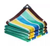 Toile d'ombrage de jardin 7,6 x 9,1 cm, filet de protection UV avec œillets, pare-soleil pour plantes, serre, terrasse, auvent de jardin léger