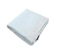 Toile d'ombrage de protection solaire 2 x 7 m, 4 x 5 m, 6 x 19 m, 10 x 11 m - Blanc - Auvent d'ombrage d'extérieur pour jardin, terrasse, serre, lit de légumes - Couverture en maille anti-UV (taille