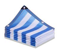 Toile d'ombrage de qualité supérieure avec 80 % de protection UV - 2 x 10 m avec œillets - Filet de jardin durable, coupe-vent pour plantes, serres et granges
