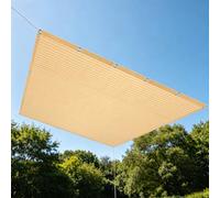 Toile d'ombrage de Serres 1.5 x 2.2 m Anti UV Voile d'ombrage Rectangulaire Résistant pour Patio Serre Jardin Pergola Pet House, Couleur Crème