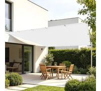 Toile d'ombrage de Serres 145 x 240 cm Vent et Perméable à l'eau Filet Anti Chaleur Extérieur Résistant pour Couverture Végétale Serre Jardin Pergola Patio Lawn Pet House, Blanc