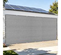 Toile d'ombrage de Serres 160 x 220 cm Protection Solaire Filet d'ombrage Résistant pour Patio Serre Jardin Pergola Pet House, Gris Clair