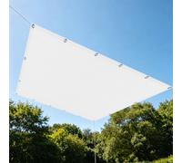 Toile d'ombrage de Serres 2 x 3 m Anti UV Voile d'ombrage Rectangulaire Résistant pour Patio Serre Jardin Pergola Pet House, Blanc