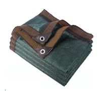 Toile d'ombrage d'extérieur vert foncé résistante aux UV de 1 m à 10 m - Protection solaire pour jardin, terrasse, arrière-cour - Maille polyvalente pour toutes les conditions météorologiques