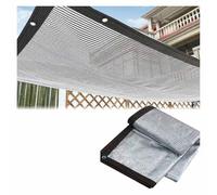 Toile D'ombrage en Aluminium Réfléchissante À 99% Et Résistante Aux UV 2x2.0m 2x5.0m 2x6.0m 3x4.0m Bâche en Maille pour Serre Parking Jardin Cour Chenil(3x6.0m(9.8x19.7ft))