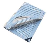 Toile d'ombrage en feuille d'aluminium pour voitures, pergola, voile, bâche réfléchissante pour plantes, balcon, terrasse, filet de protection UV, 2 x 12 m, pour l'extérieur