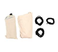 Toile d'Ombrage en Toile, Acier Inoxydable, 4x4x4m, Forme Triangle, Couleur Naturelle - Résistante aux UV, Anti - Déchirure, Installation Facile pour Jardin et Terrasse (Blanche)