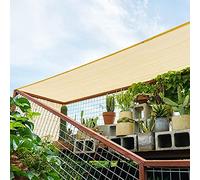 Toile D'ombrage Extérieur 85% HDPE avec œillets, 1x1m,1x3m,1x6m,2x3m,2x4m,2x5m,2x6m,3x3m,3x4m,3x5m,3x6m,4x4m,4x5m,4x6m Filet D'ombrage Rectangle pour Terrasse De Jardin à Effet De Serre