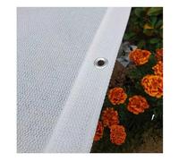 Toile d'ombrage haute densité 80 % avec œillets - Bâche résistante aux UV - Maille solaire pour serres, disponible en tailles de 1 x 1 m à 5 x 6 m (3 x 4 m)