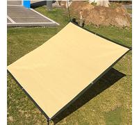 Toile d'ombrage imperméable durable avec œillets, 6 x 4 m, pour jardin, terrasse et extérieur, protection UV, installation facile