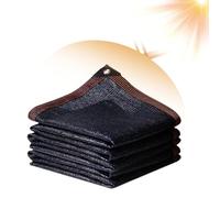 Toile d'ombrage noire à 90 % pour terrasse, extérieur, bâche en maille pour plantes, serre, poulailler et pergola. Disponible en plusieurs tailles de 2 x 3 m à 9 x 13 m