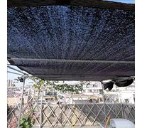 Toile d'ombrage noire - Protection UV à 90 % - 3 x 8 m - Filet d'ombrage pour jardin, serre, abri de jardin, abri de jardin, niche - Bâche en maille durable pour une utilisation en extérieur