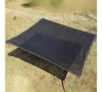Toile D'ombrage Noire Robuste 3x3m 3*4m, Bâche En Maille Résistante Aux UV Avec Œillets For Pergola De Serre De Jardin Et Poulailler, Filet D'ombrage For La Croissance Des Plantes(2x4m(6.6*13.1ft))