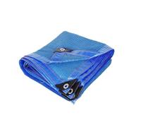 Toile D'ombrage pour Jardin Pare-Soleil clôture de Jardin, Maille d'intimité, Balcon, gazébo, auvent d'ombrage, voiles de Camping en Plein air, auvent, abri Solaire(Blue Edge 2 Line,1.5x8m)