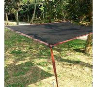 Toile d'ombrage, protection solaire, auvent de voile, ombres, filet d'ombrage coupe-vent, bâche d'ombrage anti-âge, filet d'ombrage respirant, pour serre, pergola, jardin, noire, 5 x 6 m