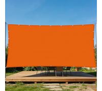 Toile d'ombrage Rectangulaire 0.8 x 2.2 m Résistant à l'eau Voile Ombrage Respirant Pourjardin, Terrasse, Balcon, Extérieur, Orange