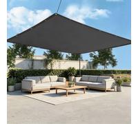 Toile D'ombrage Rectangulaire, 1.8x4 M Voile Dombrage Imperméable, Voile D'ombrage Balcon Bâche Ombrage Protection UV Solaire pour Jardins Balcons Pergola Terrasse - Gris foncé