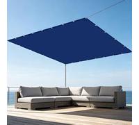 Toile d'ombrage Rectangulaire 160 x 600 cm Imperméableanti Rectangulaire Imperméable Antidéchirure Pourjardin, Terrasse, Balcon, Extérieur, Bleu Foncé