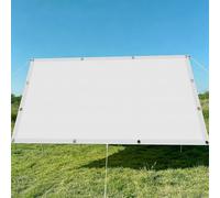 Toile d'ombrage Rectangulaire 200 x 220 cm Imperméableanti Auvent Respirant pour Patio Jardin Terrasse Extérieur Balcon, Blanc