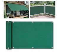 Toile D'ombrage Rectangulaire 4X5M Voile D'ombrage Rectangulaire Imperméable 95% UV Protection, Voiles Ombrage pour Patio avec Oeillets, pour Terrasse Balcon Jardin Exterieur - Vert