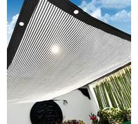 Toile d'ombrage réfléchissante 55 % aluminium avec œillets pour serre, terrasse, plantes et abri d'auto - Protection solaire anti-UV 4 x 5 m