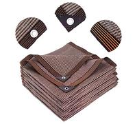 Toile d'ombrage résistante aux UV pour serres, balcons et jardins - Œillets rectangulaires disponibles en tailles 1 x 2 m à 4 x 6 m - Couleur naturelle - Protection d'ombrage à 90 %