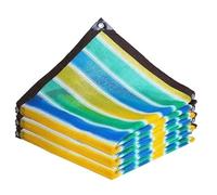 Toile D'ombrage,Toile Ombrage Exterieur Ombrage Jardin Auvent Bougie Camping Extérieur Auvent Balcon Fenêtres Isolation Thermique Filet Pare-Soleil Piscine Été Protection Solaire Filets(Mix color,2x2m