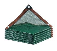 Toile d'ombrage vert foncé, 6,8 x 7,9 m, auvent en maille pour pergola, terrasse, extérieur et arrière-cour, filet d'ombrage durable pour plantes pour un blocage optimal des UV