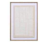 Toile Donovan 50x70cm beige - Atmosphera Créateur d'intérieur