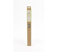 Toile Eco Vita 100% Chanvre Broderie Et Punch Needle 38x45 Cm Brun