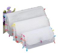 Toile en plastique maillée, Tissu de maille en plastique for le sac d'artisanat de bricolage faisant des tailles blanches de SML(L)