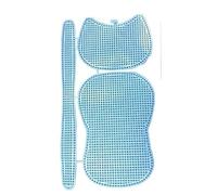 Toile en plastique maillée, Toile en maille plastique for point de croix, crochet de loquet, feuilles de plaque de grille artisanale, multicolore(Saddle Bag)