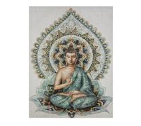 Toile encadrée bouddha 58x78cm - Atmosphera Créateur d'intérieur