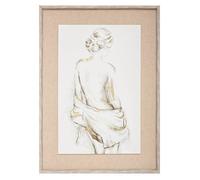 Toile encadrée ""Portrait"" 73x53cm - Atmosphera Créateur d'intérieur