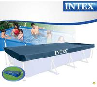 Bâche de protection pour piscine tubulaire rectangulaire 4,50 x 2,20 m - Intex