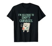 Toile humoristique avec inscription « I'm Allergic To Empty » T-Shirt