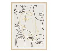 Toile imp cad FL Coralie 45x60 - Atmosphera créateur d'intérieur