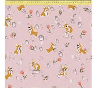 Toile imperméable DreamRoots motif chien 160 cm x 200 cm