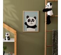 Atmosphera - Toile imprimée encadrée Panda Andy 30x40cm