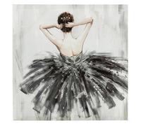 Toile imprimée ""Danseuse"" 48x48cm - Atmosphera Créateur d'intérieur
