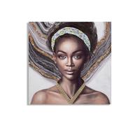 Toile Imprimée Déco "Naomie" 100x100cm Multicolore