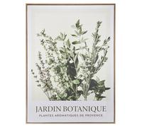 Atmosphera - Toile imprimée encadrée Cecilia Vert 45x60cm