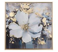 Toile imprimée encadrée Jiho bleu 50x50cm - Atmosphera createur d'interieur - Modèle B