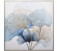 Atmosphera - Toile imprimée Ginko encadrée 58x58 cm