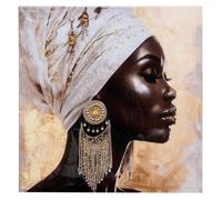 Toile imprimée Mercury doré 60x60cm - Atmosphera createur d'interieur