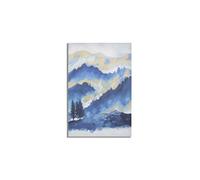 Impression sur toile multicolore paysage 80x3x120 cm