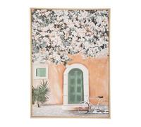 Toile imprimée ""Yeli"" bois 50x70cm - Atmosphera Créateur d'intérieur