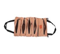 Toile Kaki Pochette à Outils Suspendue, Grosse Capacité pour Voiture | Fermeture Éclair Anti-chute, Forte Charge, Rangement Organisé, pour Charpentier et Plombier en Extérieur