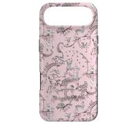 Toile Marron et Rose créatures de la forêt Ours, Lapin, cerf, Renard Coque pour iPhone Air